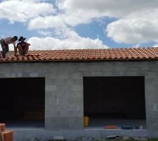 Pose de tuiles GR13 3 tons