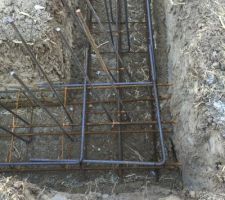 Détail ferraillage angle