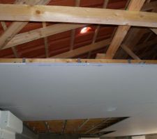 Il rest encore du placo &agrave; mettre