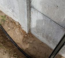 Pr&eacute;paration du point d'eau pour le chantier et pour le raccordement de la maison (par nos soins)