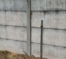 Pr&eacute;paration du point d'eau pour le chantier et pour le raccordement de la maison (par nos soins)