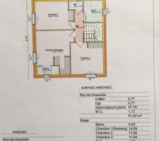 Plan de l'étage