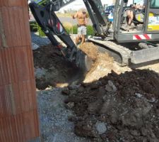 Début des travaux d'assainissement