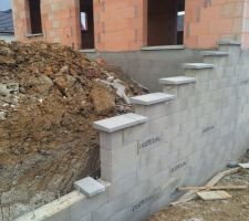 Petit mur de soutènement