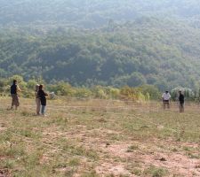 Le plus dur : tenir le plan dans le bon sens...