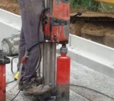 Percage de la dalle