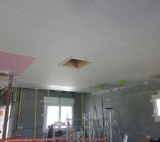 Plafond pièce à vivre