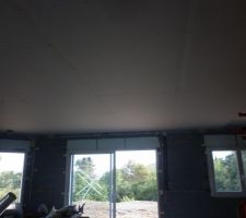 Plafond pièce à vivre