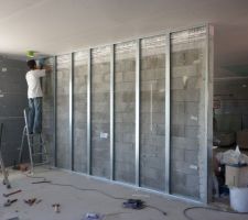 Mise en place rails et montants