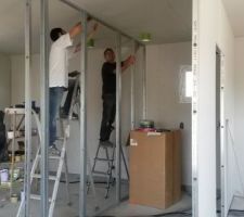 Début des cloisons