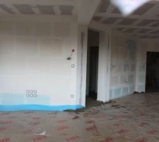 TMS + Chape carrelage en cours