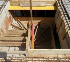 Escalier entre RDC et &eacute;tage