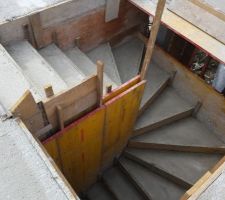 Escalier entre RDC et &eacute;tage