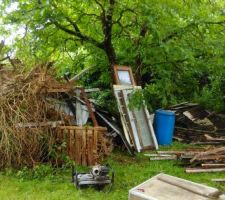 Preparation du terrain - Démolition de la cabane existante