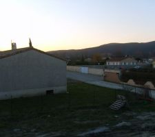Vue de la fen&ecirc;tre de notre chambre