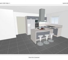 Perspective de notre cuisine - 1