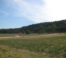 Terrassement du futur lotissement