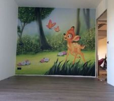 Decoration chambre enfant basée sur la nature