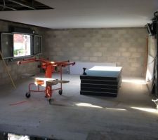 Début placo faux plafond étage