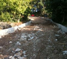 Une voie d'acces non carrossable...