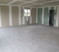 Carrelage pièce à vivre