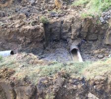 Raccord canalisation/drain du lotissement