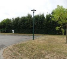 Vue du terrain depuis l'exétrieure