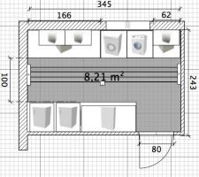 Essai plan Buanderie/Cellier - Version 1