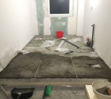 Ragréage en béton léger