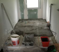 Ragréage en béton léger
