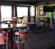 Le loft est devenu un bar