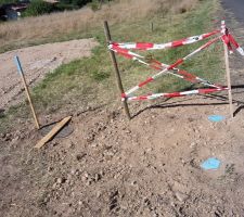 Mise en place de l'eau