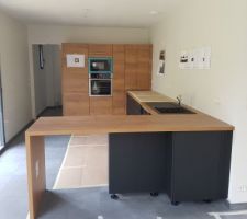 Pose cuisine (manque la hotte, le meuble haut  et les fileurs en bas des meubles)