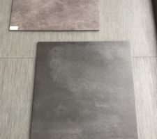 Carrelage Gris 60x60 pour le rdc