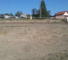 Fin du terrassement.