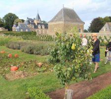 Fête des plantes et de la gastronomie à la Bourbansais (le potager du château)