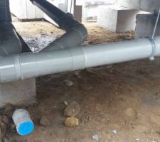 Canalisation des évacuation des eaux