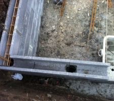 Ferraillage correctement posé