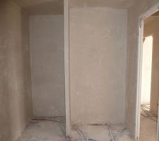 Coin douche et placard sdb étage