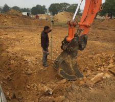 Terrassement en cours
