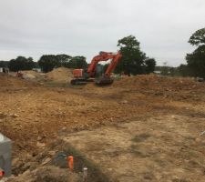 Terrassement en cours