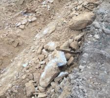 Gros cailloux en perspective