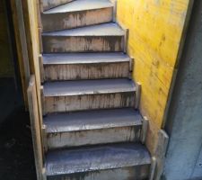 Coffrage escalier