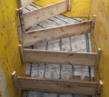 Coffrage escalier