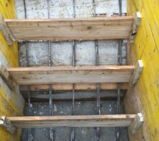 Coffrage escalier