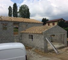 Charpente en cours