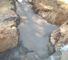 Béton coulé