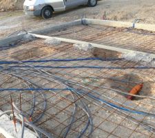 Feraillage dalle garage