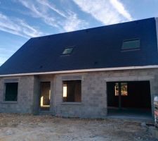 Toit et velux posés
