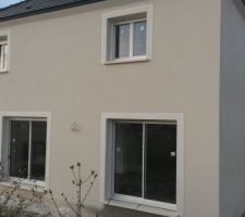 Enduit de façade terminé